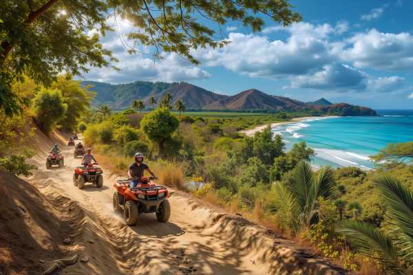A winding, dense river viewed from above the jungle canopy.